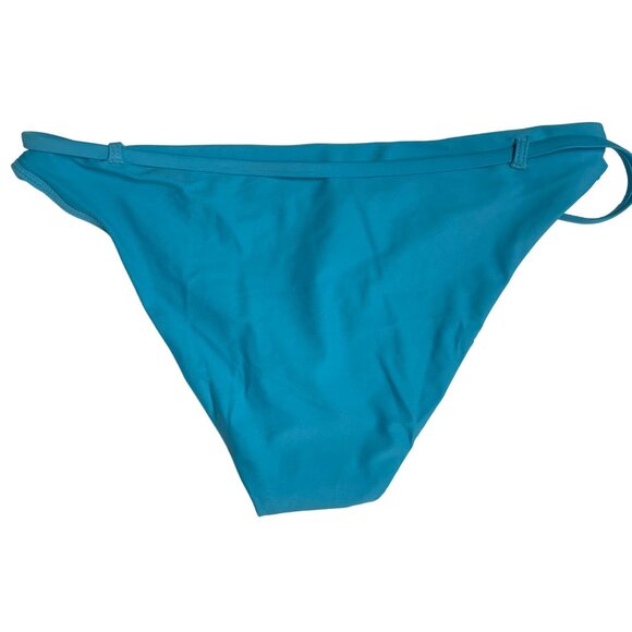 Andie The Riviera Bikini Bottom Blue Sz LG - Picture 2 of 8